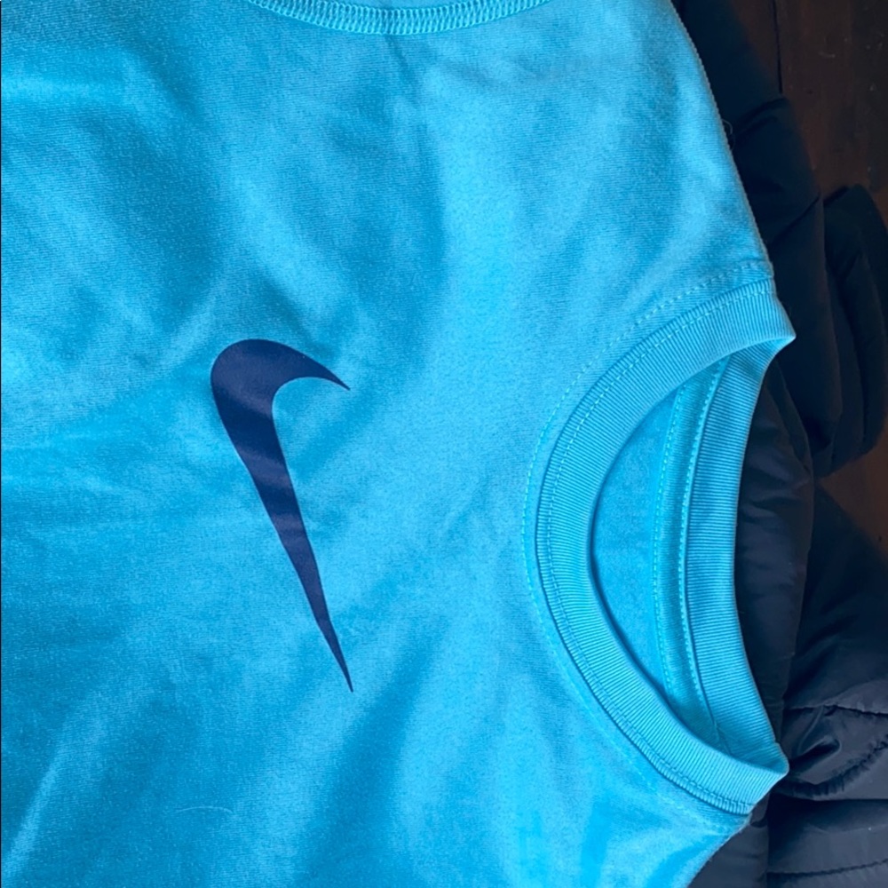 Nike, short sleeve, dry fit running shirt